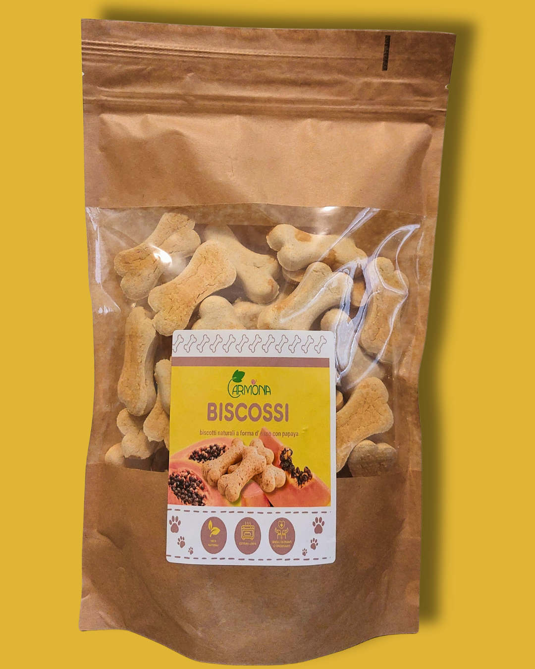 BISCOSSI CON PAPAYA - 400 g