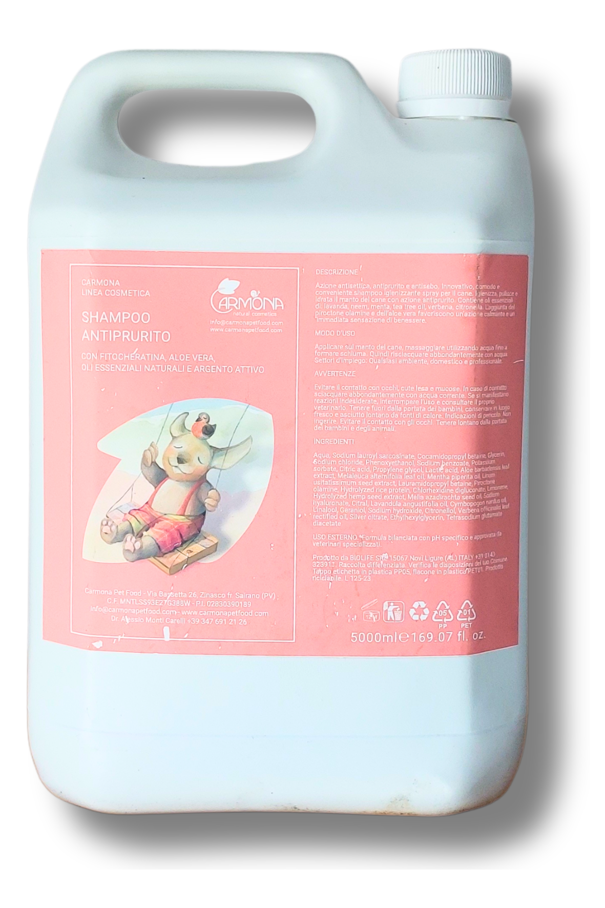 SHAMPOO CURATIVO ANTIPRURITO CON AZIONE ANTISETTICA - 250 ml