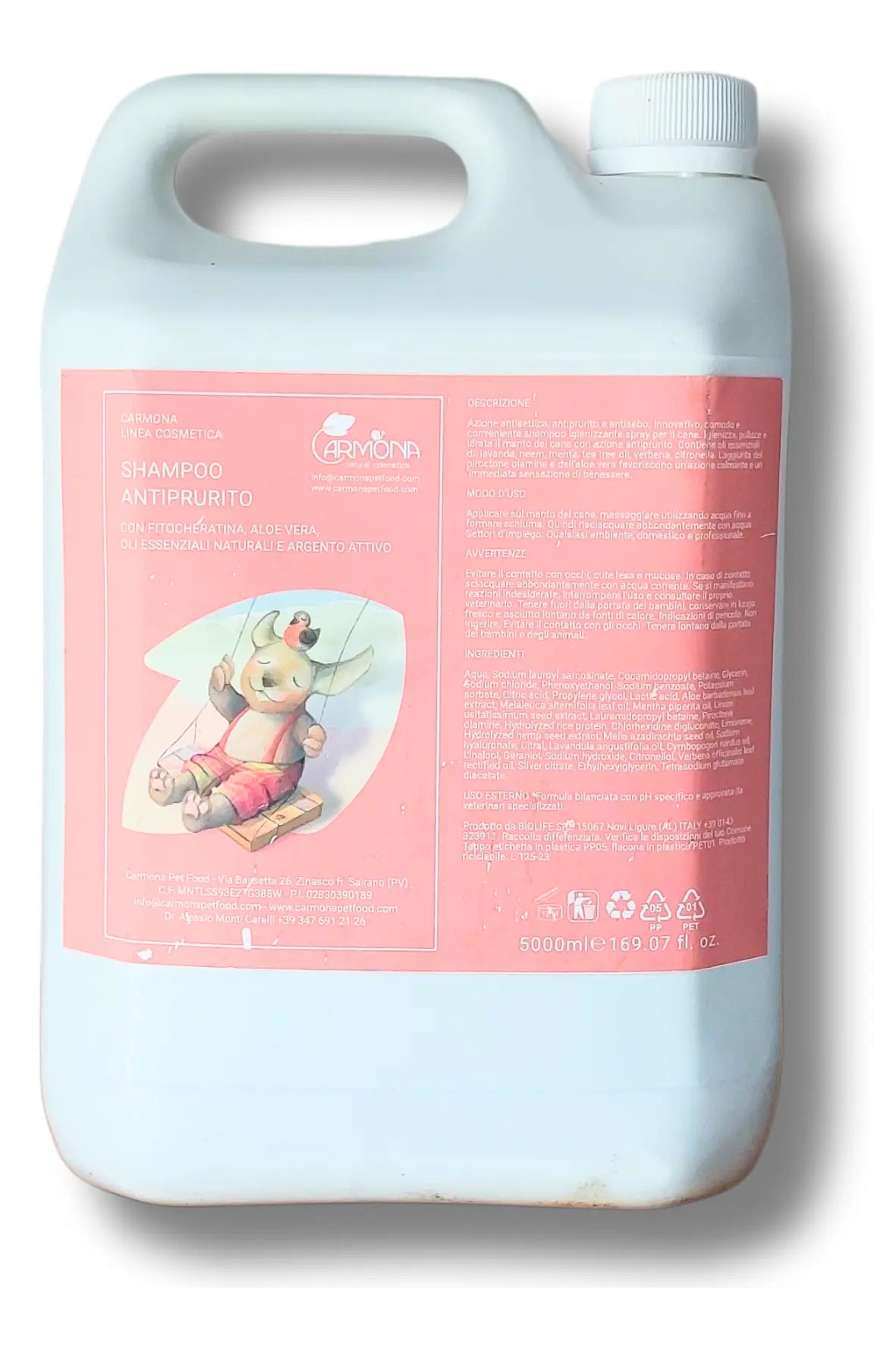 SHAMPOO CURATIVO ANTIPRURITO CON AZIONE ANTISETTICA - 250 ml