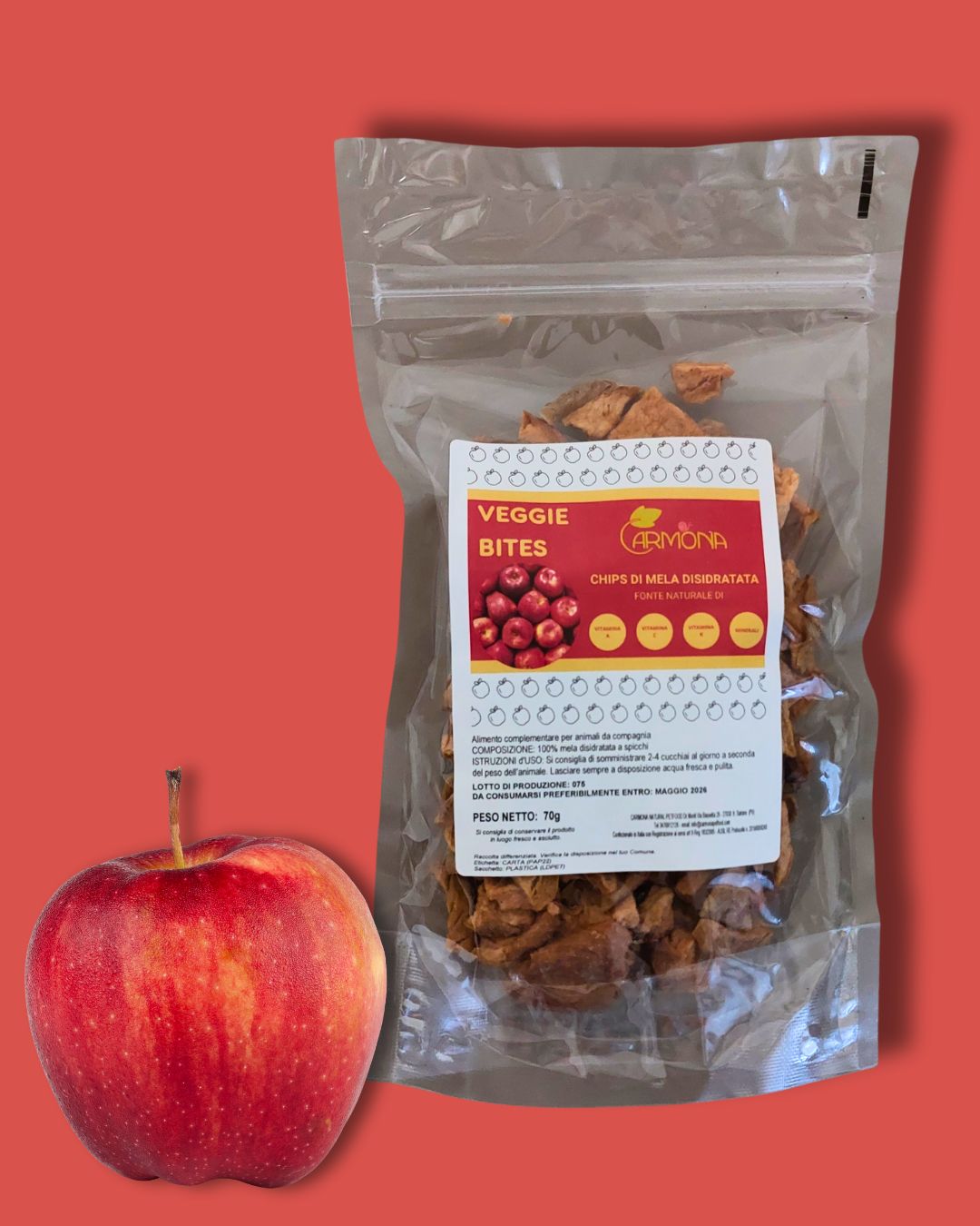 CHIPS DI MELA DISIDRATATA