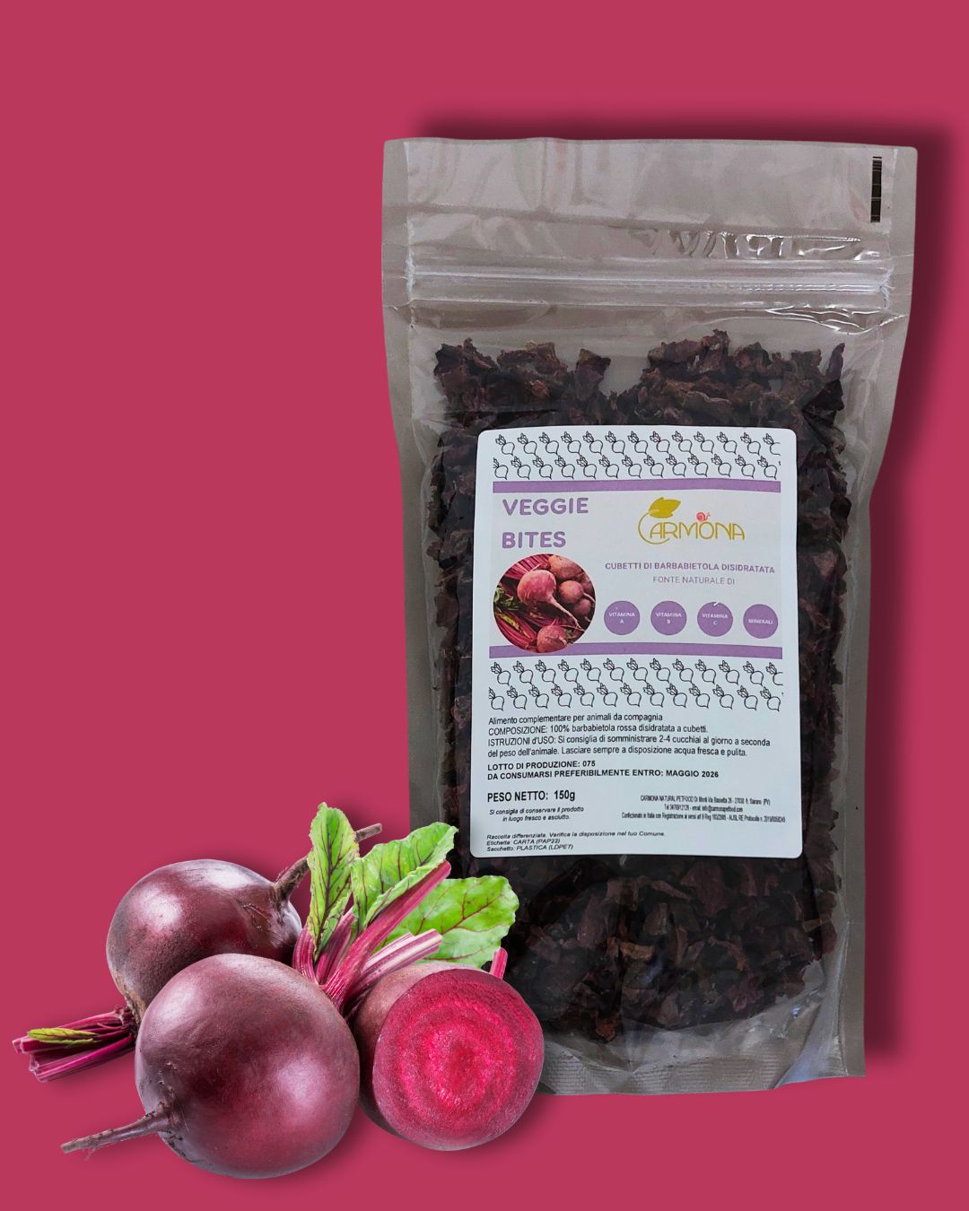 CUBETTI DI BARBABIETOLA DISIDRATATA