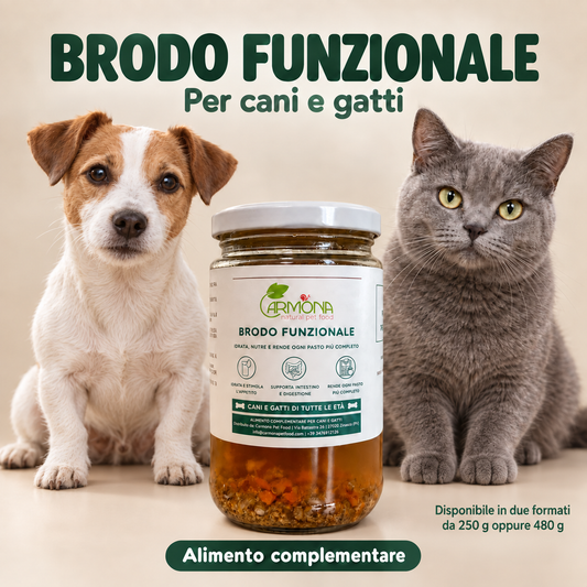 Brodo Funzionale per Cani e Gatti – 250 g oppure 480 g