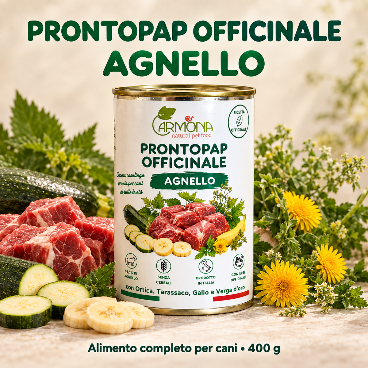 ProntoPap Officinale Agnello per cani - 400 g — Carmona