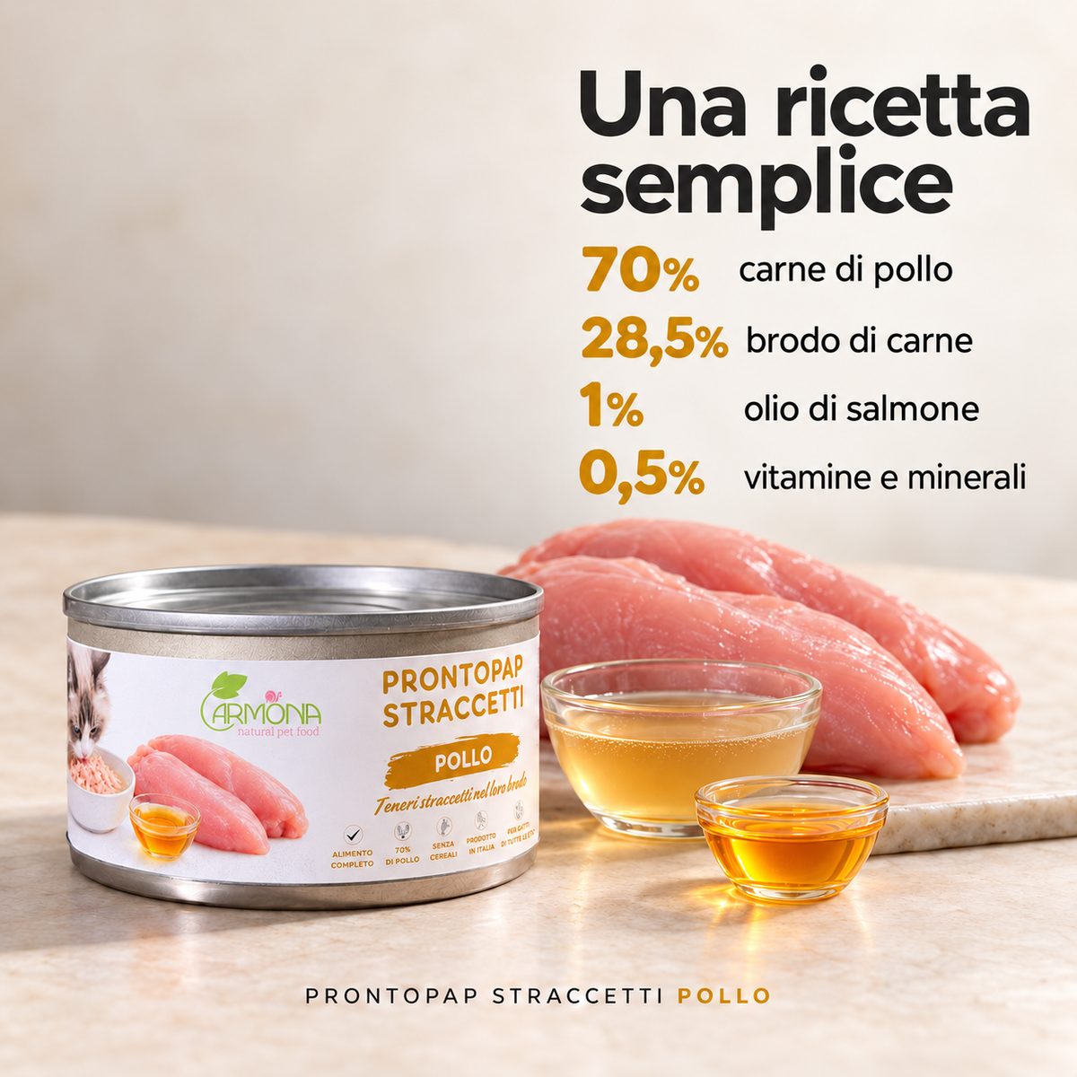 ProntoPap - Straccetti di Pollo 70 g
