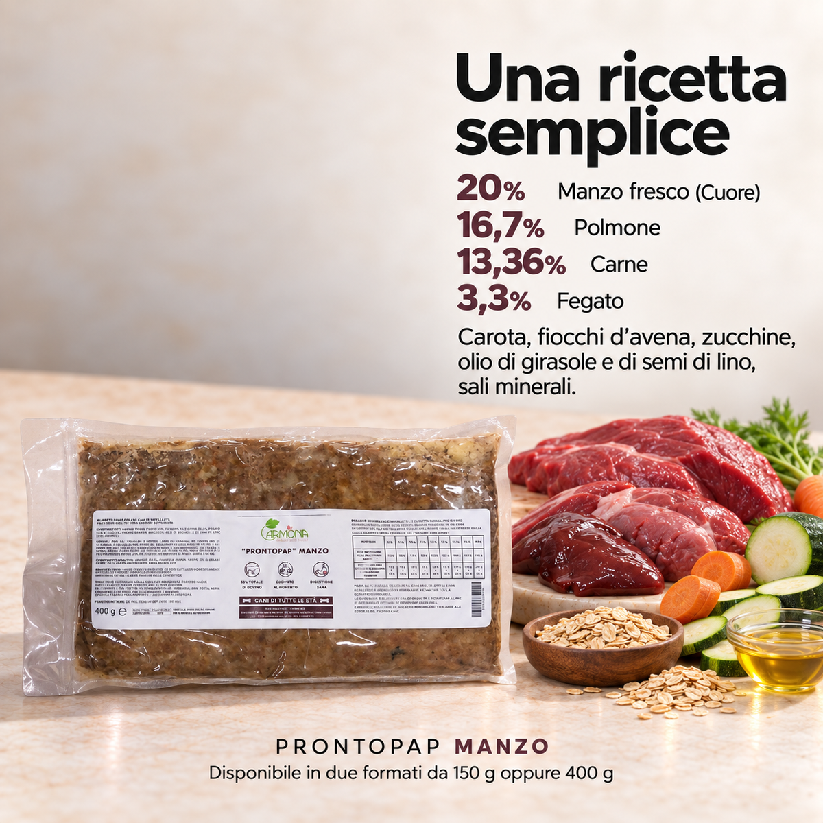 ProntoPap Manzo per cani — Carmona