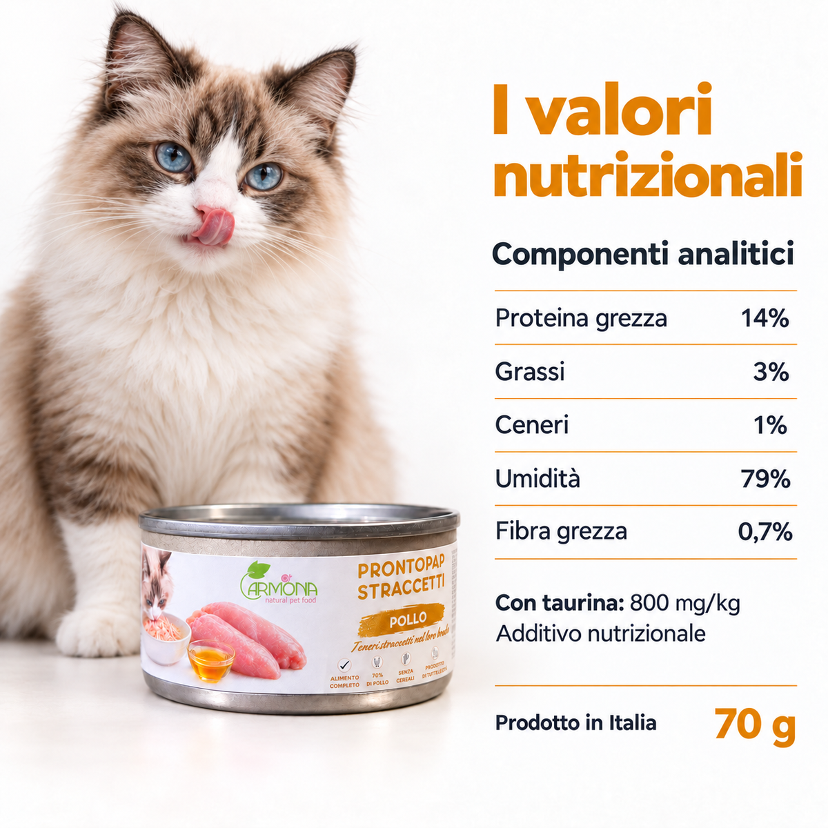 ProntoPap - Straccetti di Pollo 70 g