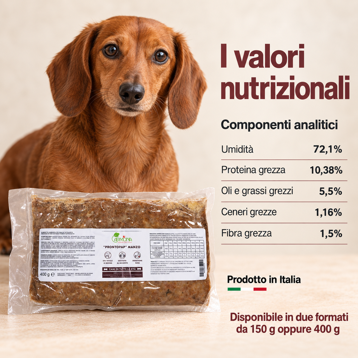 ProntoPap Manzo per cani — Carmona