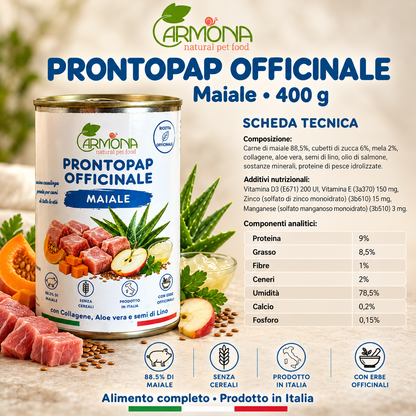 ProntoPap Officinale Maiale per cani - 400 g — Carmona