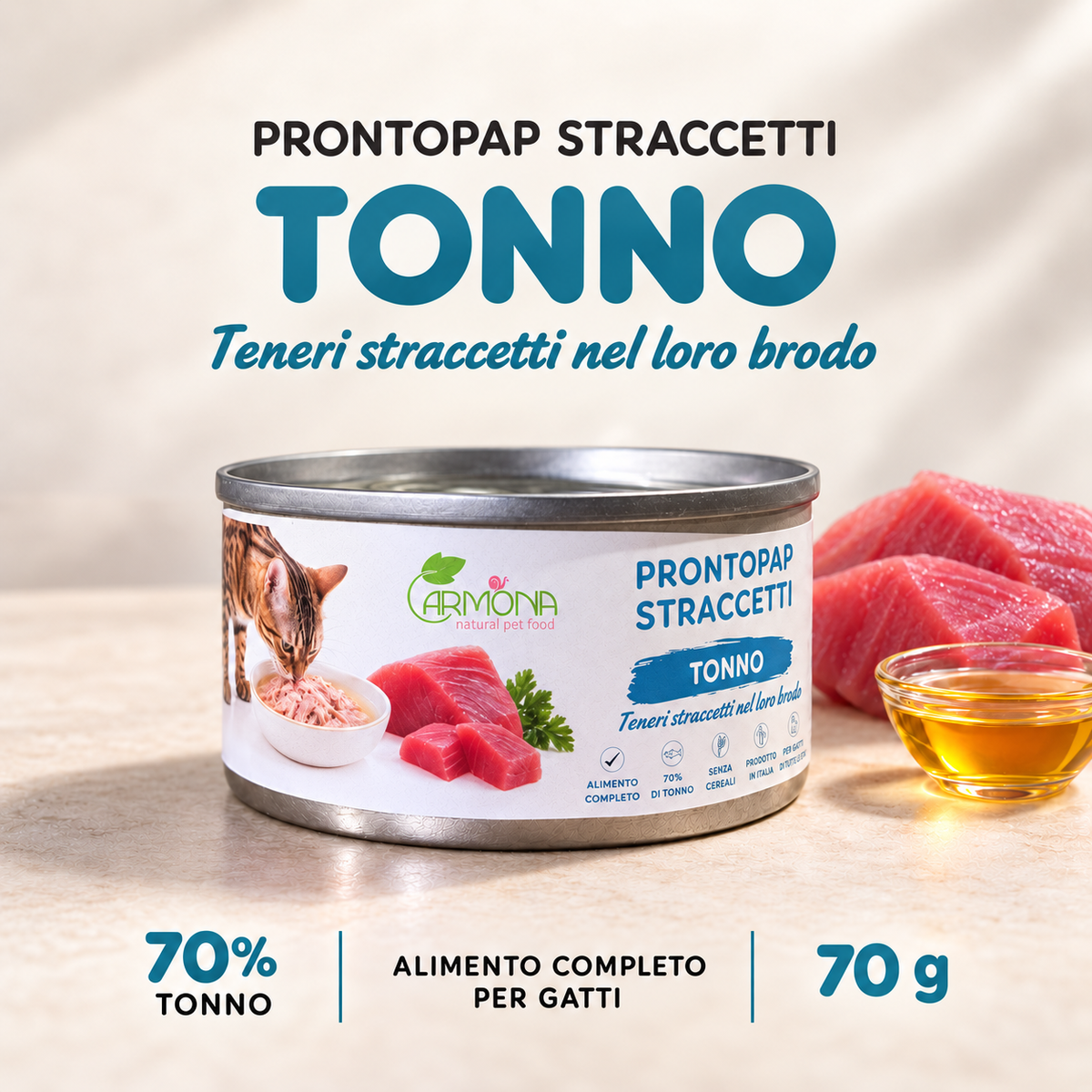ProntoPap - Straccetti di Tonno 70 g