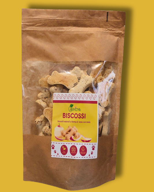 BISCOSSI CON MELA INTERA - 400 g