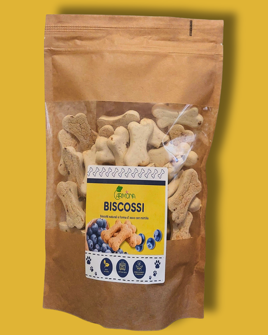 BISCOSSI CON MIRTILLO INTERO - 400 g