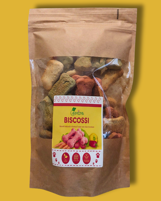 BISCOSSI CON MIX DI VERDURE - 400 g