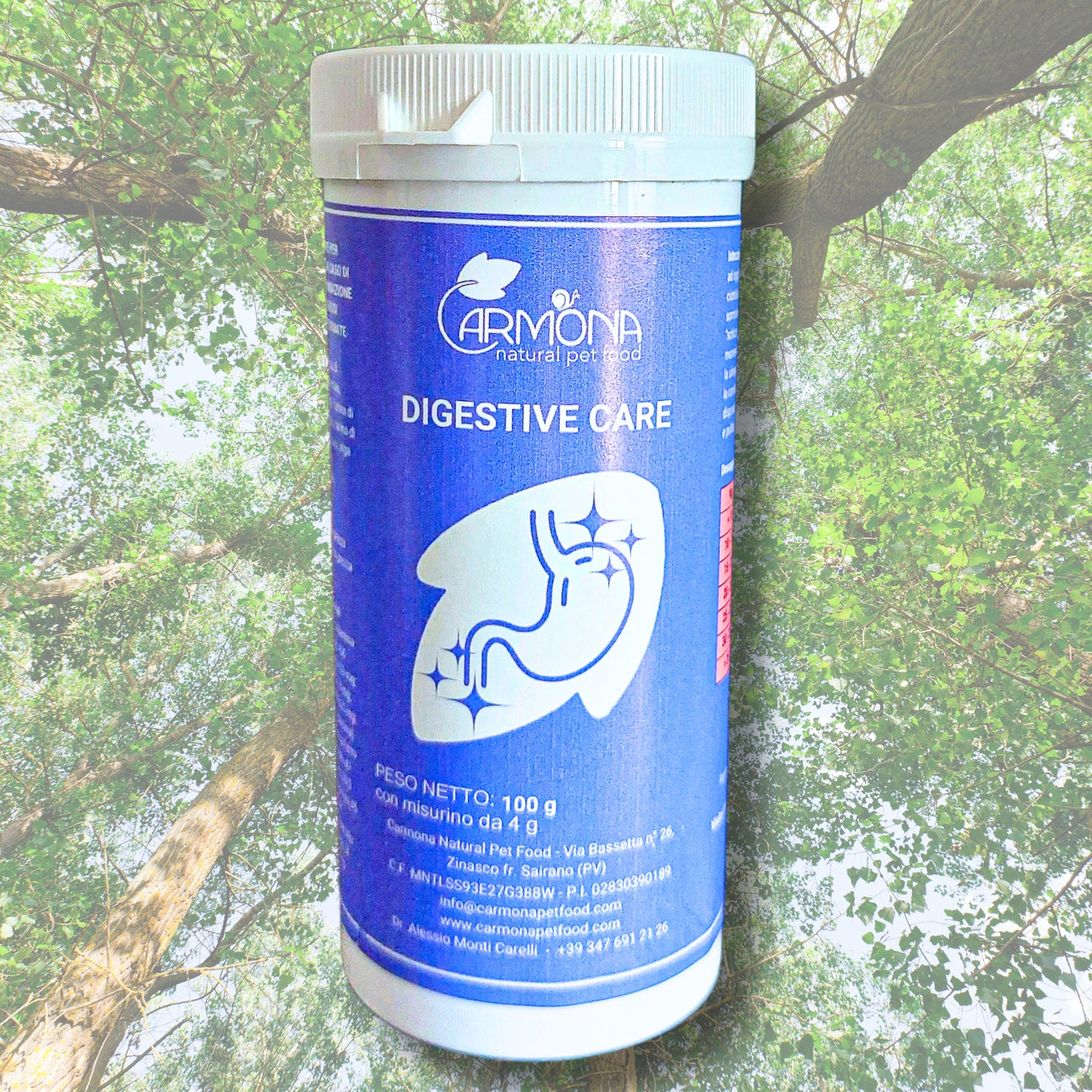 DIGESTIVE CARE - confezione da 100 g con misurino da 4 g incluso