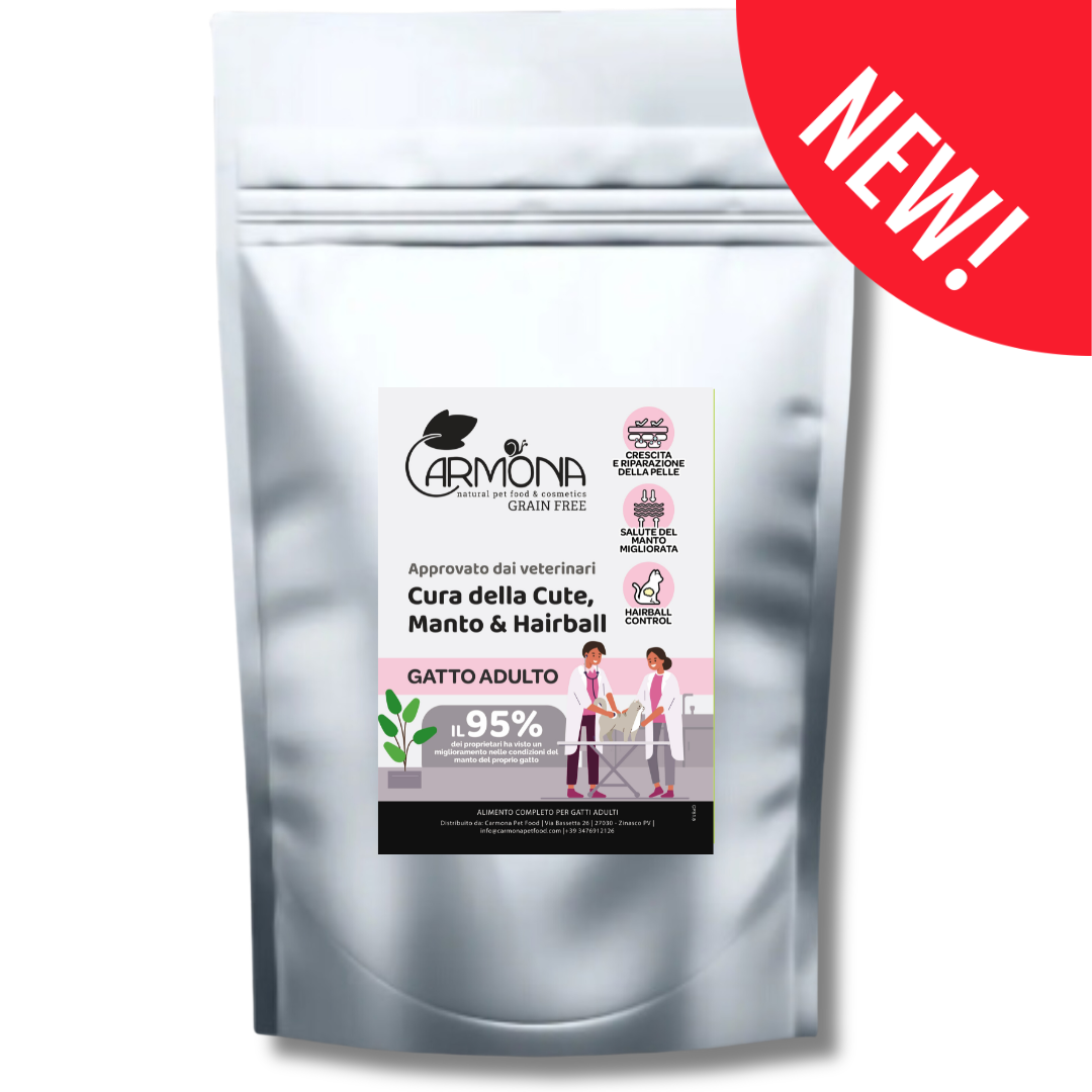 VET DIET - IPOALLERGENICO + CURA DELLA CUTE, DEL MANTO & HAIRBALL 100% IDROLIZZATO grain free Salmone