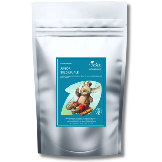 JUNIOR 6 - 12 MESI - Monoproteina Low Grain Maiale