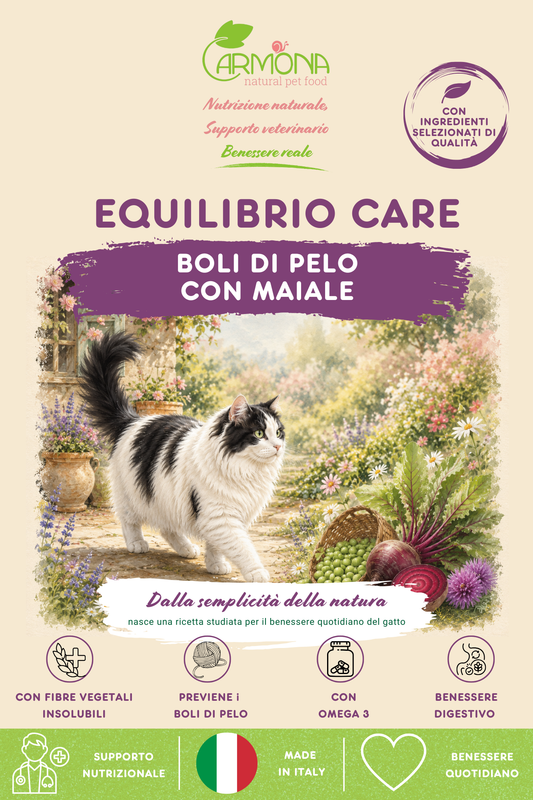 EQUILIBRIO CARE boli di pelo con Maiale