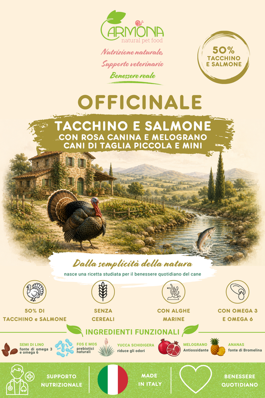 OFFICINALE al Tacchino e Salmone - cani di taglia piccola/mini