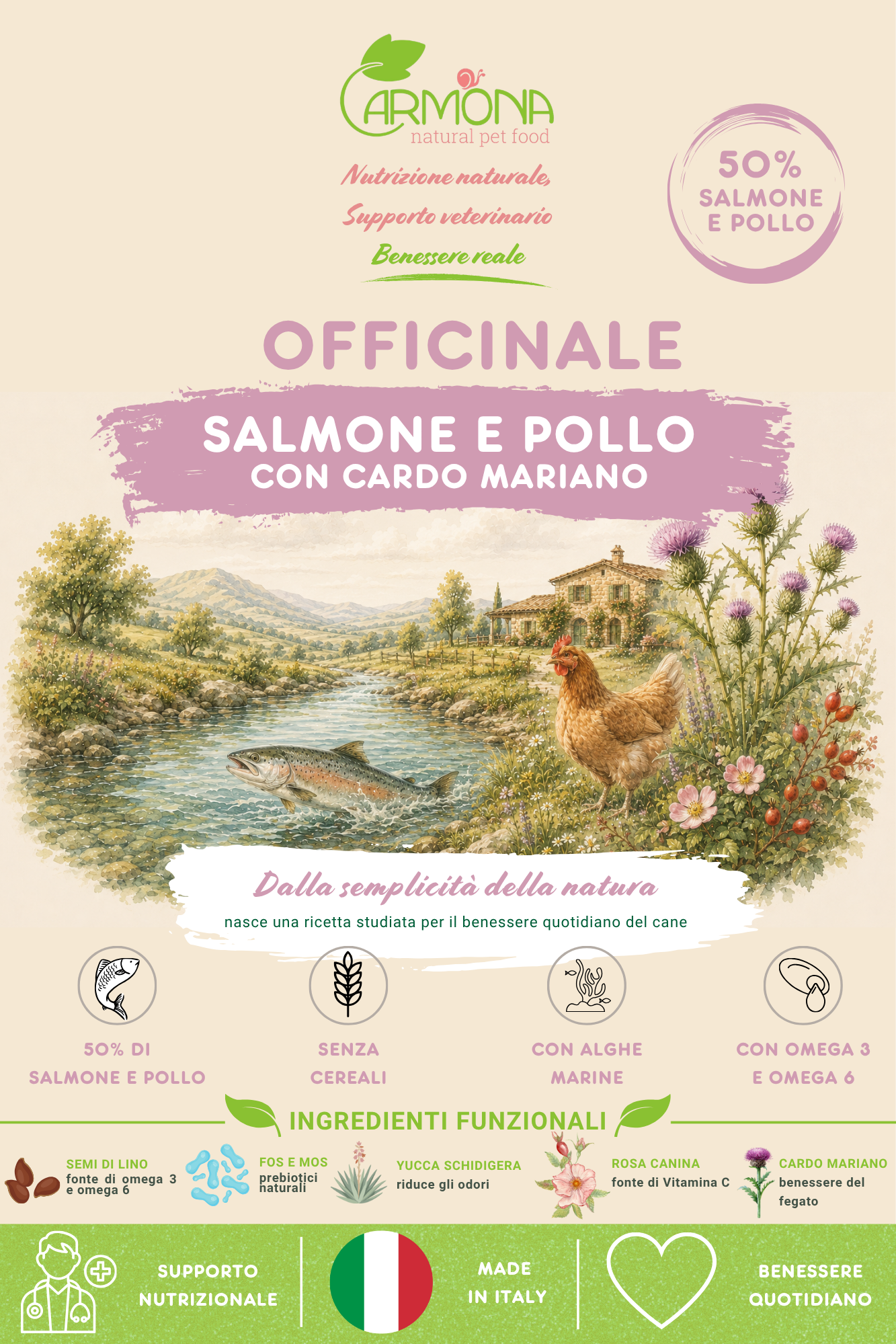OFFICINALE con Salmone e Pollo