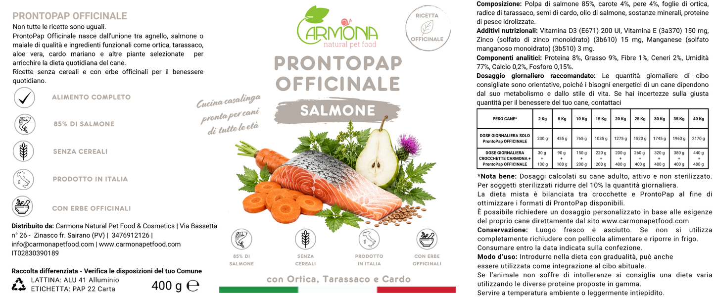 Box Degustazione ProntoPap Officinale | 3 Ricette di Cucina Casalinga Naturale per Cani