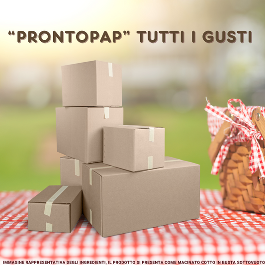 PRONTOPAP: BOX DA 10 BUSTE x 400 g TUTTI I GUSTI