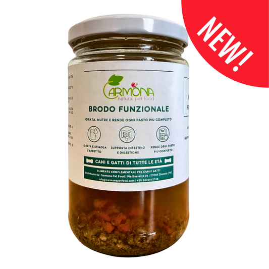 Brodo Funzionale Naturale per Cani e Gatti – Idratazione, Digestione e Appetito