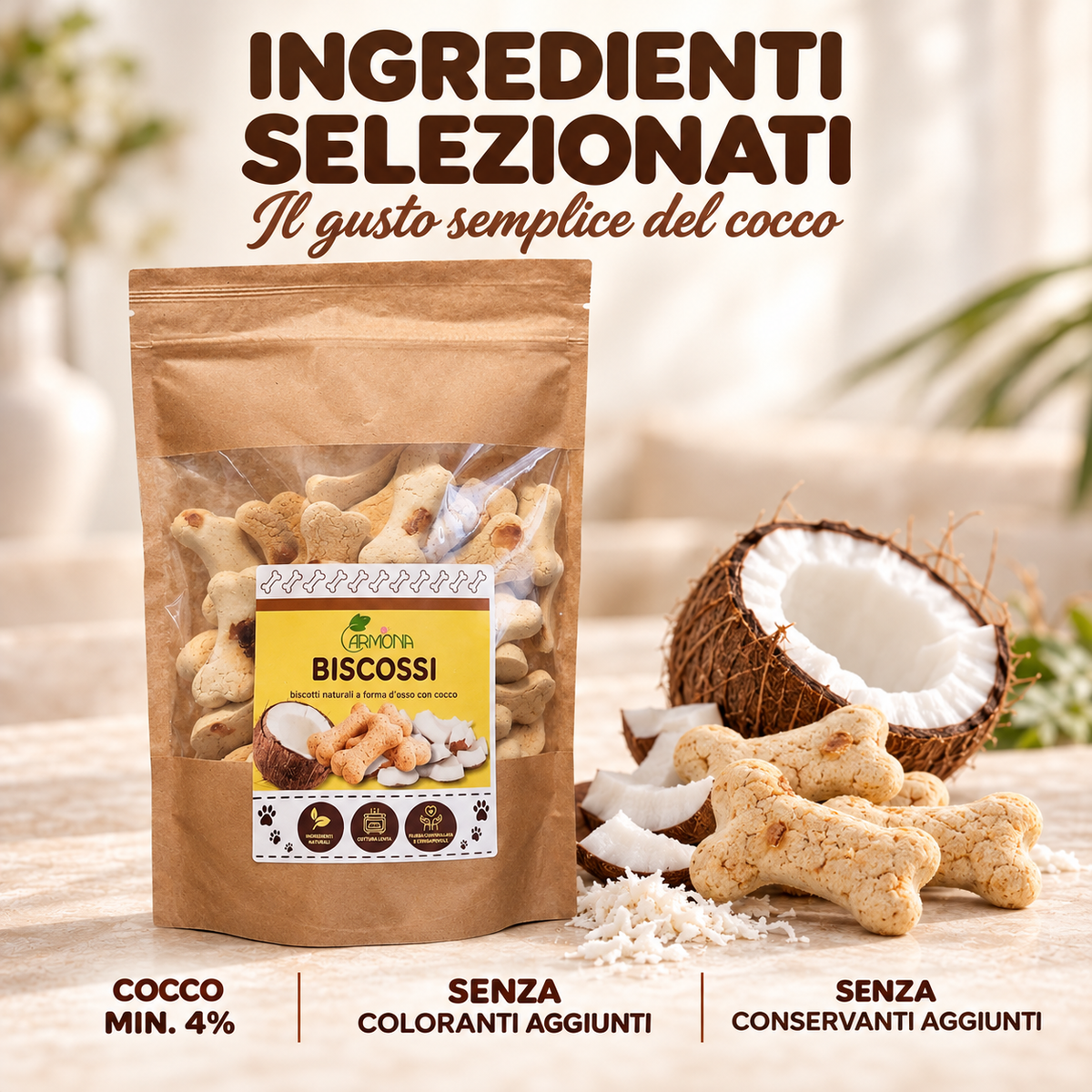 Biscossi con Cocco Carmona — benefici