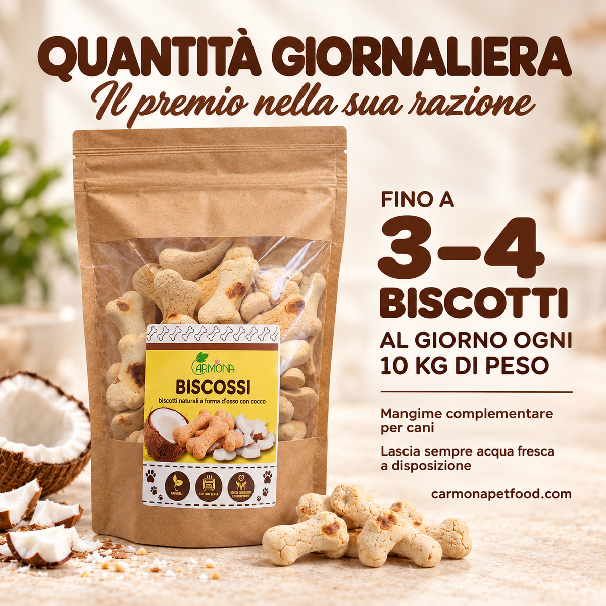 Biscossi con Cocco Carmona — dosaggio
