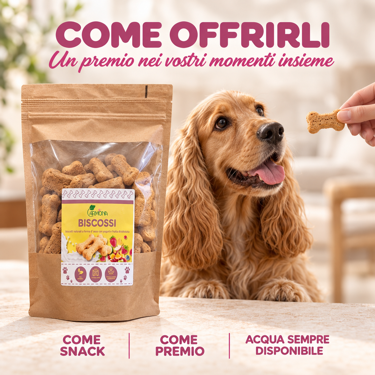 Biscossi Yogurt e Frutta Carmona — modo-uso
