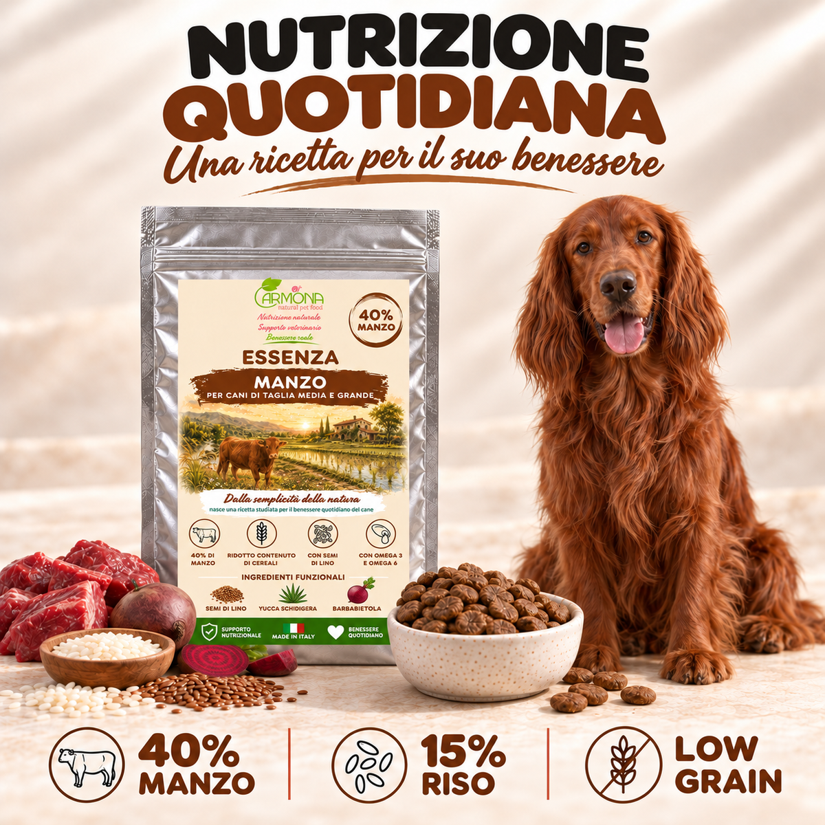 ESSENZA al Manzo Carmona — nutrizione quotidiana