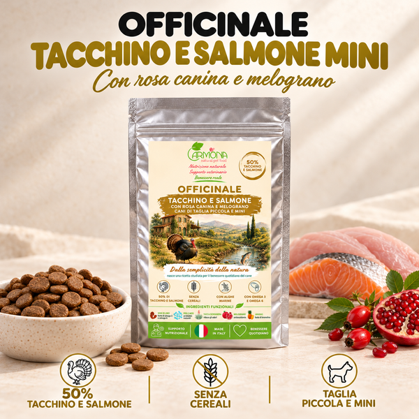 OFFICINALE al Tacchino e Salmone - cani di taglia piccola/mini