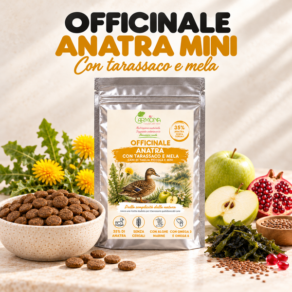 Crocchette Officinale all'anatra - cani di taglia piccola/mini