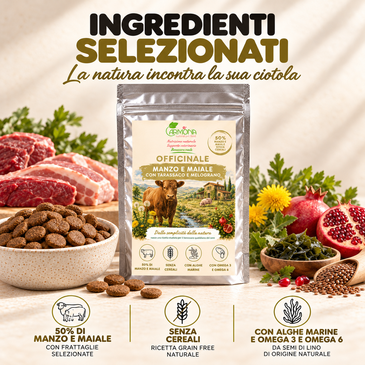 OFFICINALE con Manzo e Maiale Carmona — ingredienti e ricetta