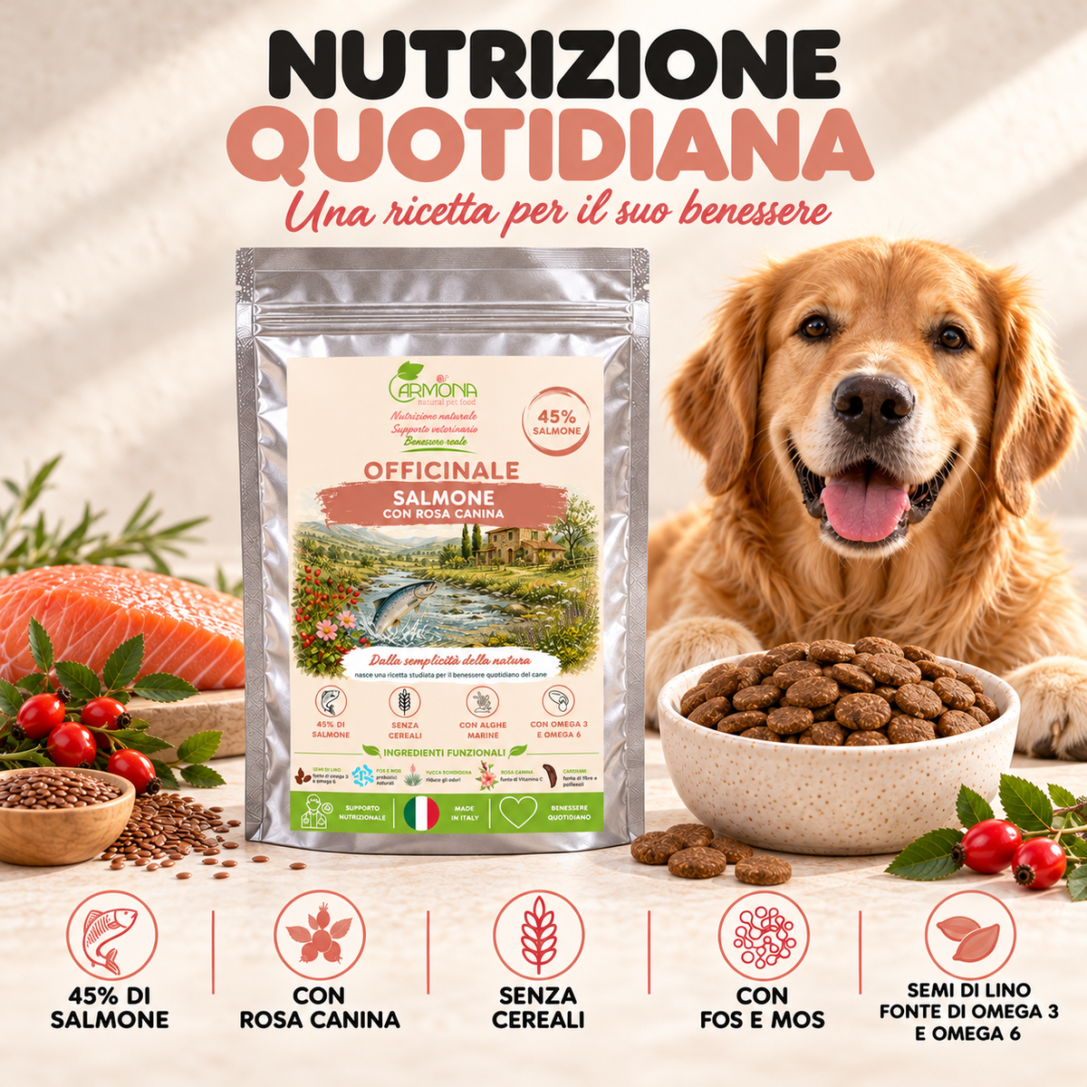 OFFICINALE al Salmone Carmona — nutrizione quotidiana
