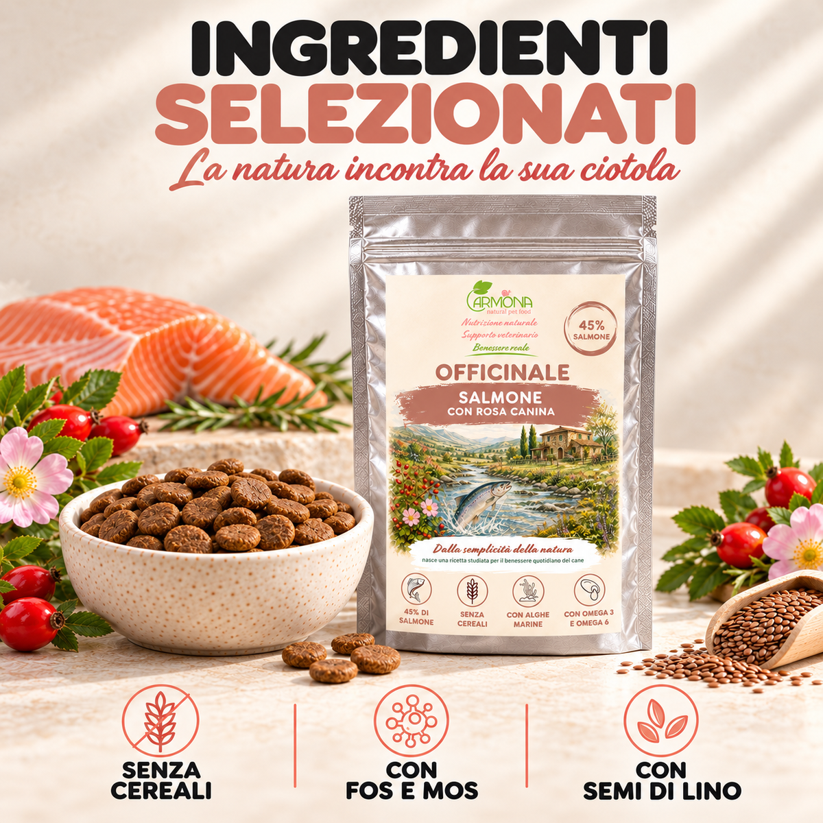 OFFICINALE al Salmone Carmona — ingredienti e ricetta