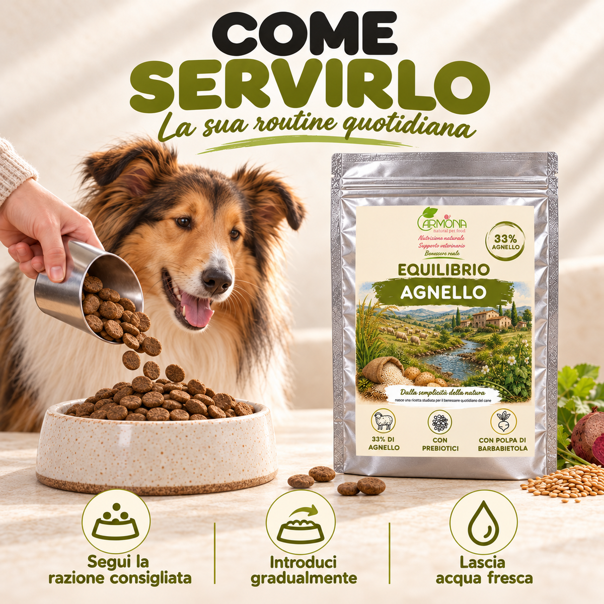 EQUILIBRIO all'Agnello Carmona — modo d’uso