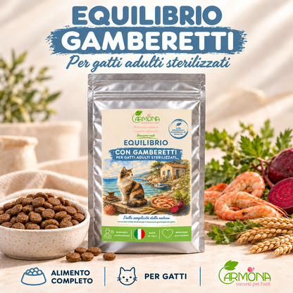 Equilibrio Gamberetti gatto sterilizzato - Copertina
