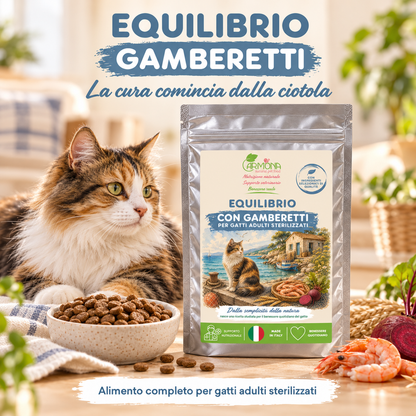 Equilibrio Gamberetti gatto sterilizzato - Cura quotidiana