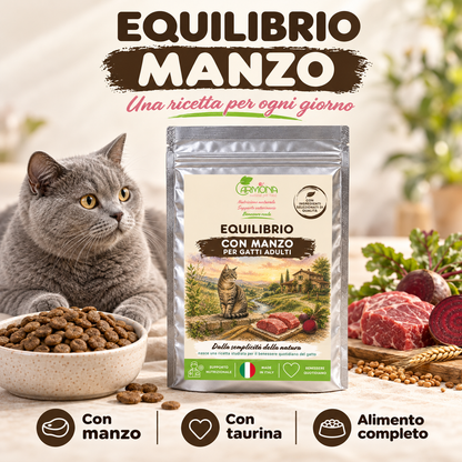 Equilibrio Manzo gatto - Ricetta