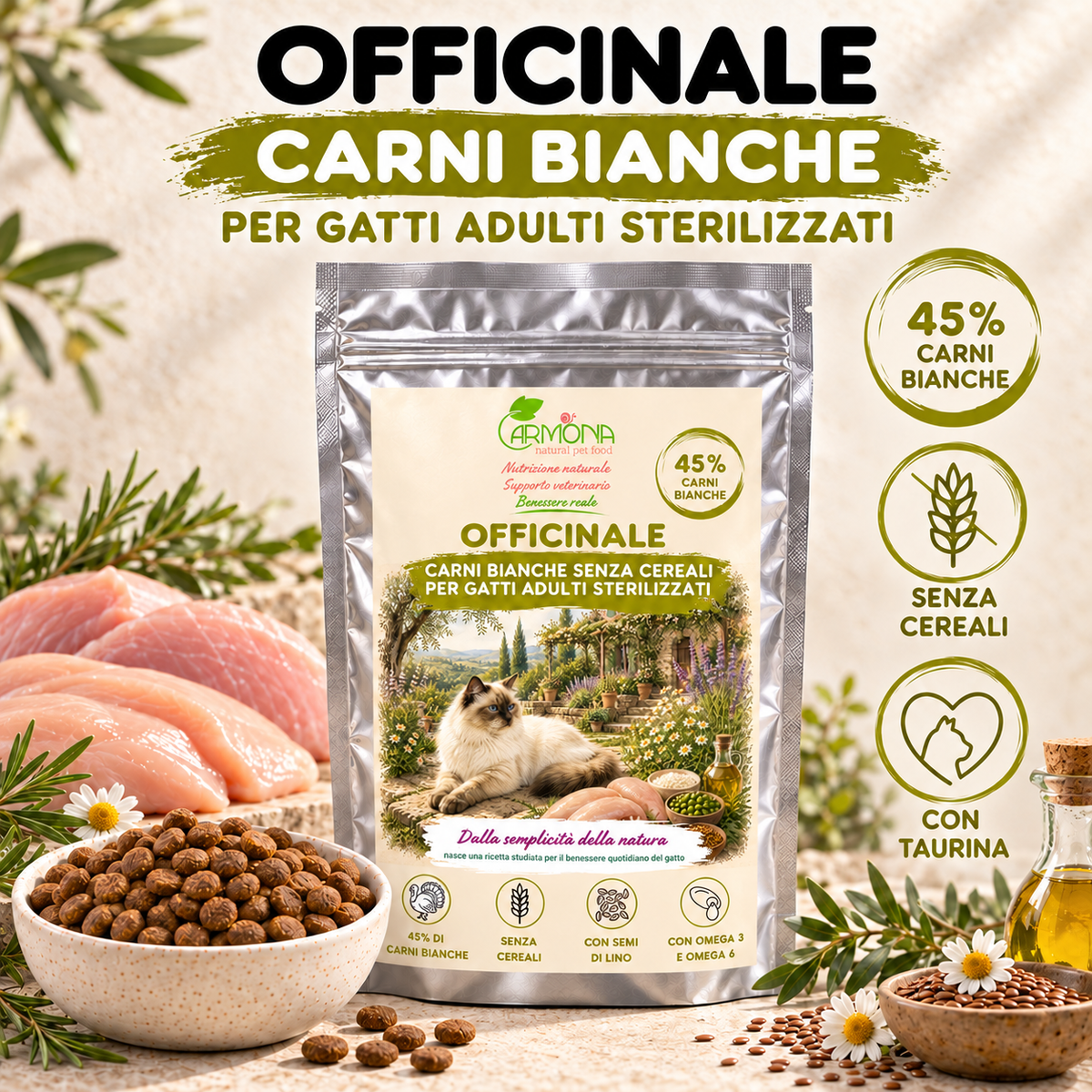 OFFICINALE carni bianche senza cereali - copertina