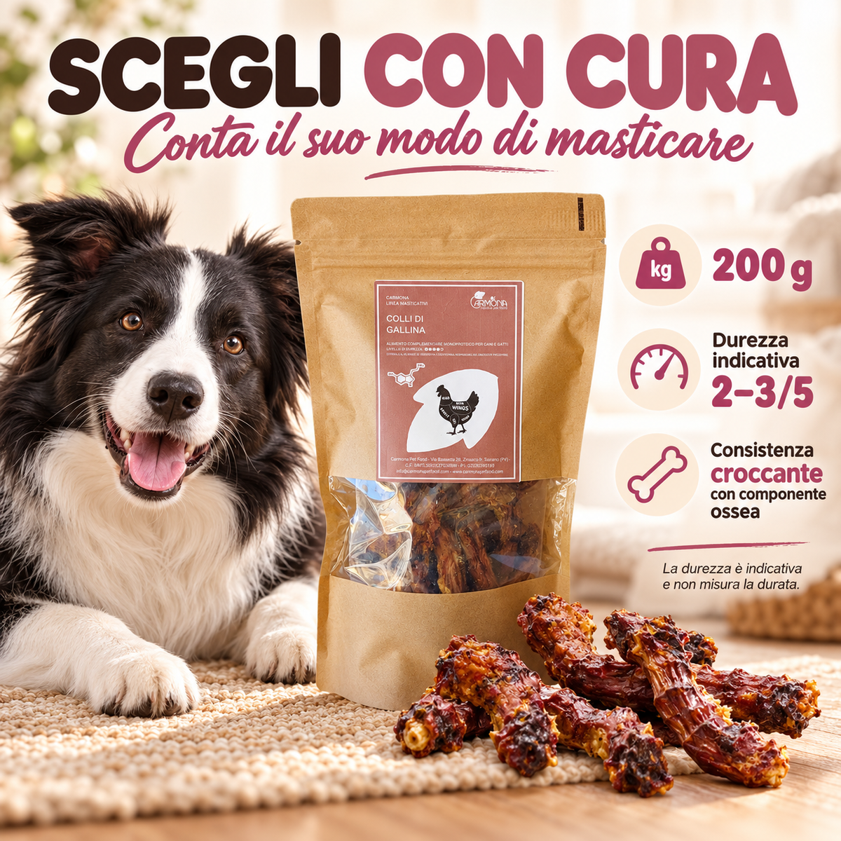 COLLI DI GALLINA - 200 g — benefits