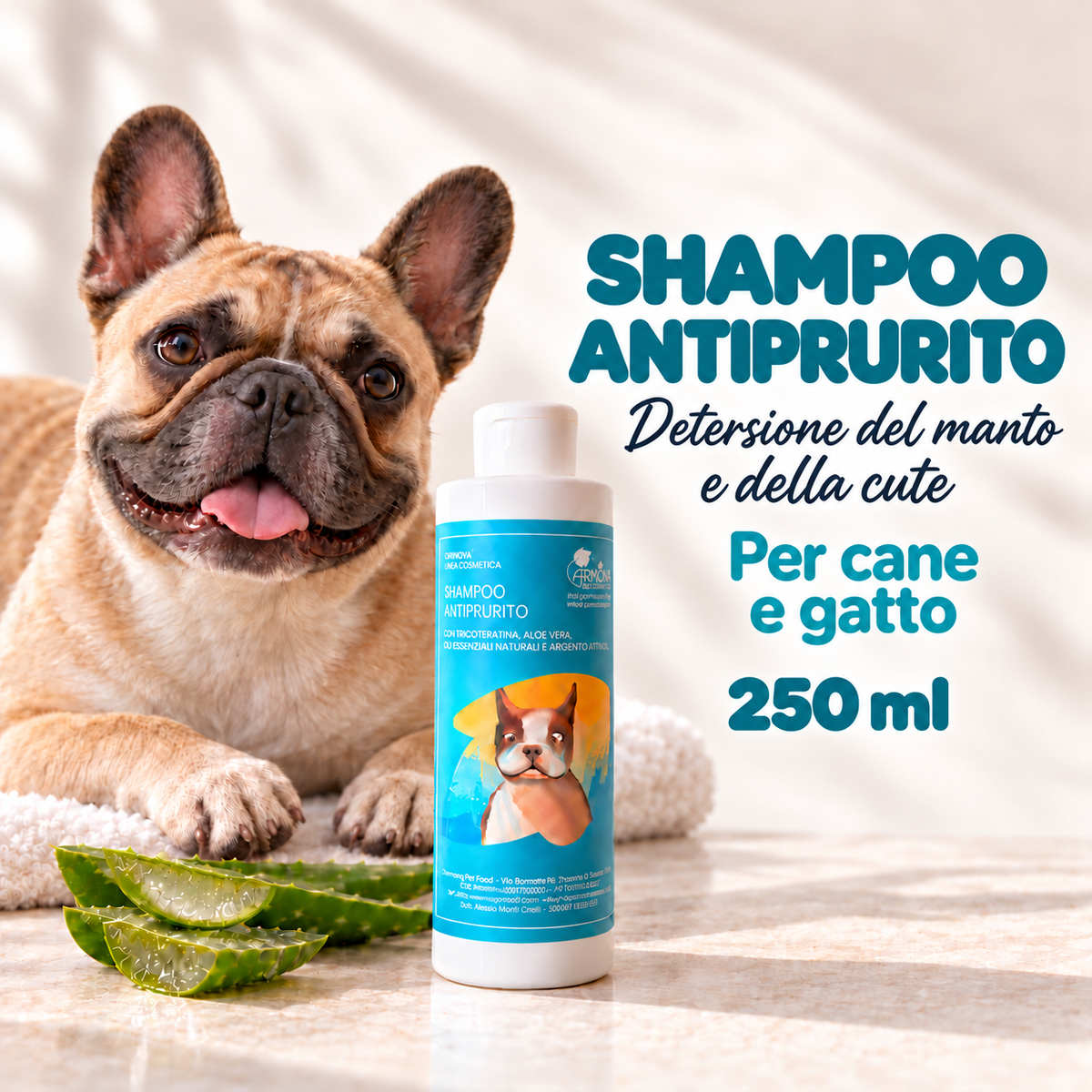 Carmona shampoo antiprurito per cane e gatto – spiegazione