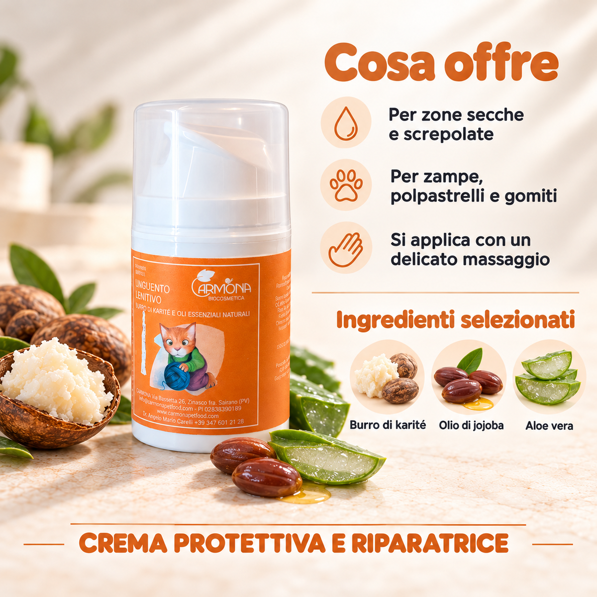 Carmona crema protettiva – caratteristiche