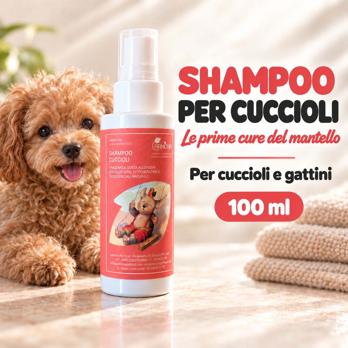 Carmona shampoo per cuccioli – spiegazione