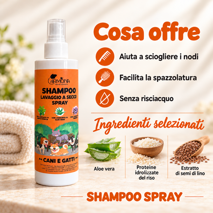 Carmona shampoo spray districante – caratteristiche