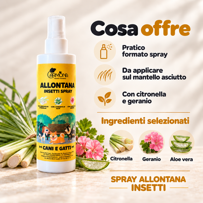 Carmona spray allontana insetti – caratteristiche