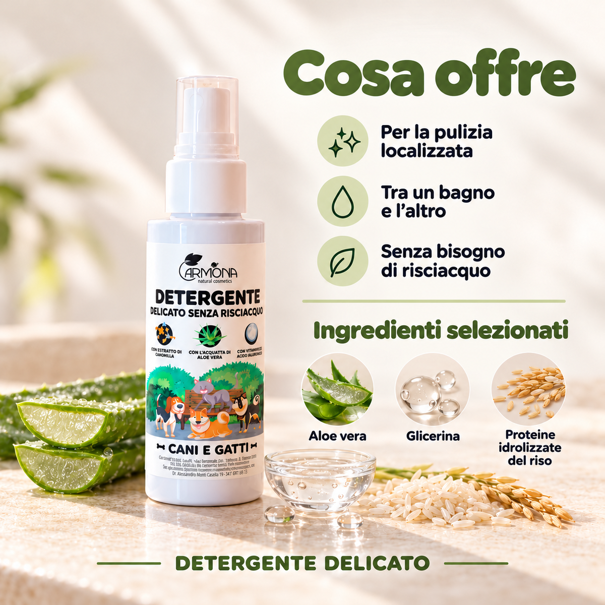 Carmona detergente delicato – caratteristiche