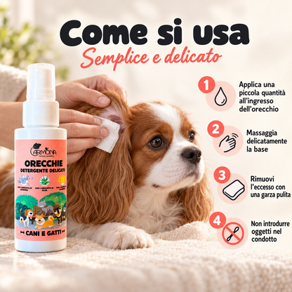 Carmona detergente orecchie – modo d’uso