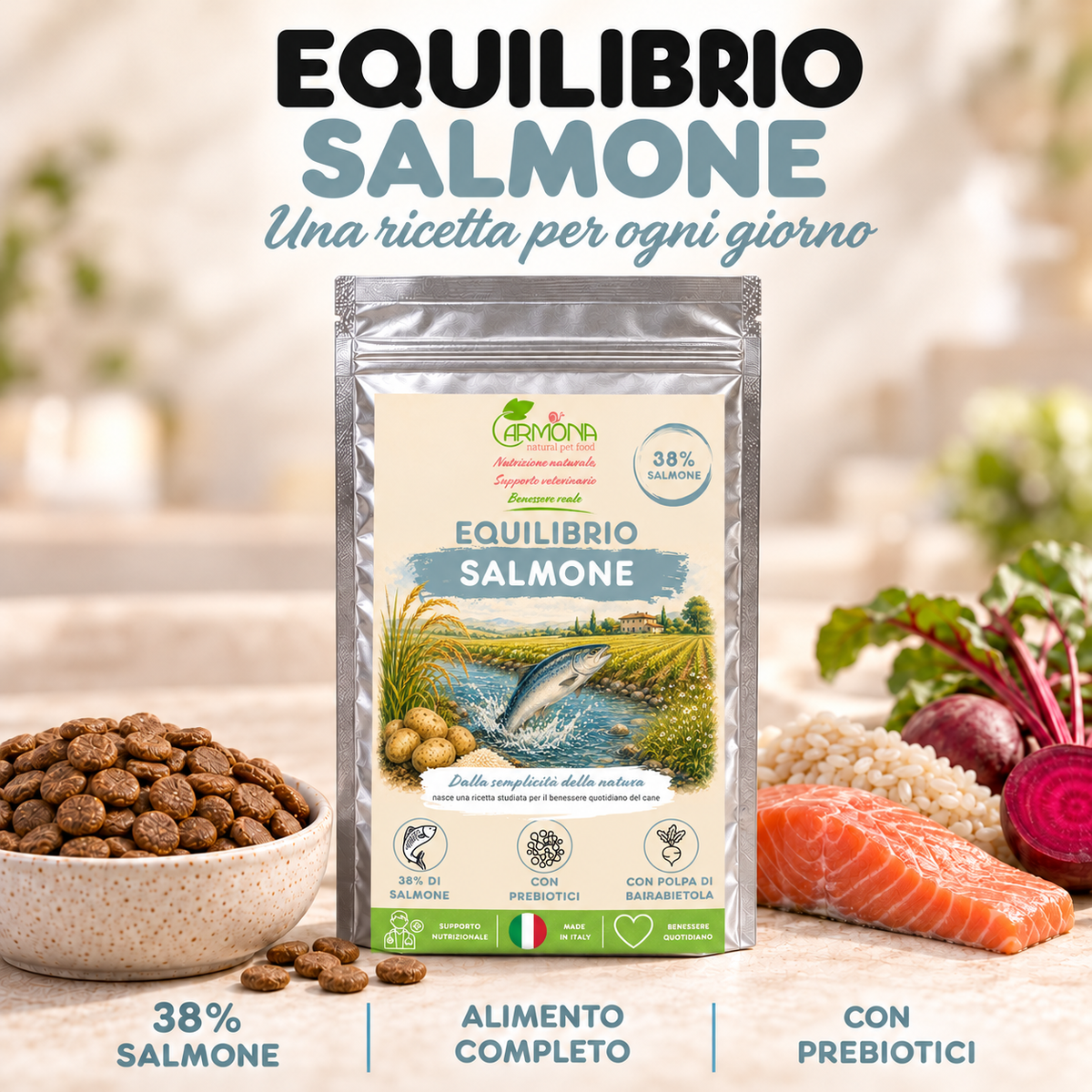 Carmona Equilibrio Salmone – copertina