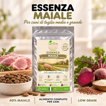Crocchette Essenza al maiale - cani di taglia media/grande