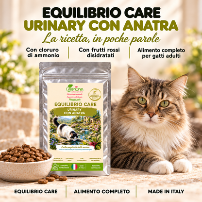 EQUILIBRIO CARE urinary con Anatra – Ricetta